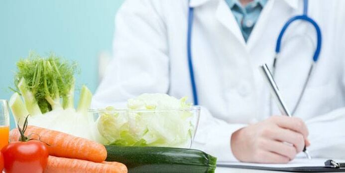 il medico consiglia le verdure per la prostatite