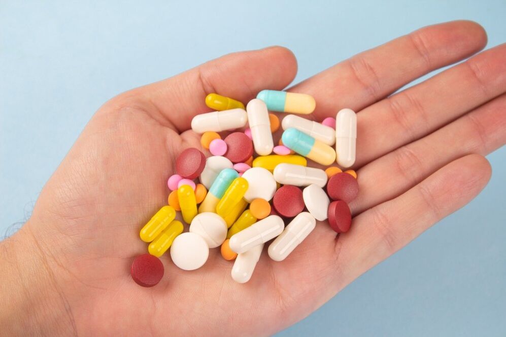 Vari farmaci per il trattamento dell'infiammazione della ghiandola prostatica