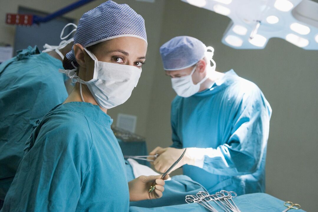 In alcuni casi, il ristagno della prostata richiede un intervento chirurgico